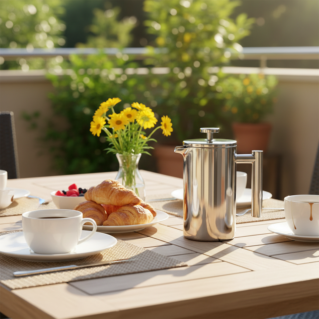 350ml/800ml/1000ml Coffee Maker Pot French Press Coffee Maker Stainless Steel Double Walled Insulated Coffee Maker Pot