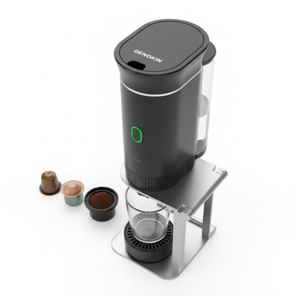 Wireless Electric Portable Espresso Coffee Machine for Car & Home Camping Coffee Maker 3-in-1 Capsule Powder Travel Coffee Maker